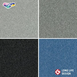 施工が簡易で二重床の上に最適な裏面接着剤塗布タイプ