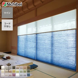 プリーツスクリーン 制電 ニチベイ もなみ ツインスタイル きさら