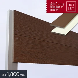 ꙳★HANA꙳★【半額処分】人工木パネルZブラウン1箱+Zレッド1箱60枚 木製プランター 【46-100087】｜激安アウトレット家具通販