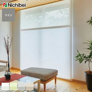 プリーツスクリーン 遮熱 抗菌 抗カビ ニチベイ もなみ ツインスタイル リーチェ遮熱