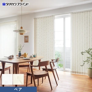 バーチカルブラインド タチカワブラインド ラインドレープ ノエル ペア
