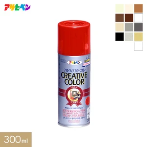 アサヒペン クリエイティブカラースプレーツヤあり 300ml ベーシック系