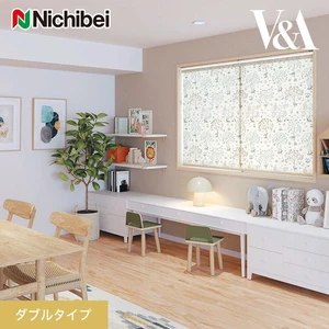 ダブルロールスクリーン ニチベイ ソフィー バラッド ウォッシャブル