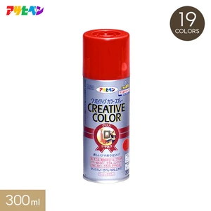 アサヒペン クリエイティブカラースプレーツヤあり 300ml