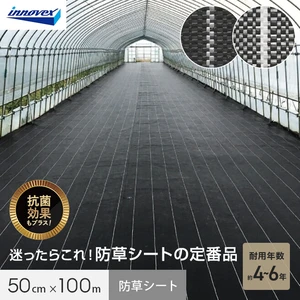 イノベックス 防草シート ダイオグランドシート 1515 0.5m×100m 4~6年