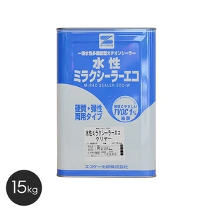 シーラー エスケー化研 水性ミラクシーラーエコ 15kg クリヤー