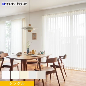 バーチカルブラインド タチカワブラインド ラインドレープ フィラレ遮熱 シングル