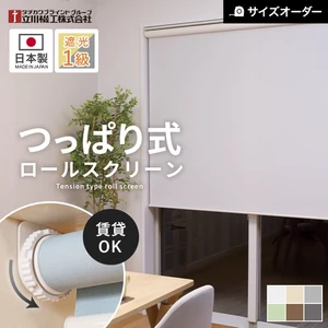つっぱり ロールスクリーン 遮光1級 オーダー 立川機工 ファーステージ シエロン