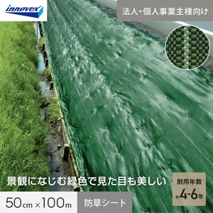 【法人・個人事業主様専用】イノベックス 防草シート ダイオ畔クロス 1515BG 0.5m×100m