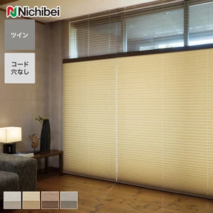プリーツスクリーン 制電 ニチベイ もなみグランツ ツイン アシベ