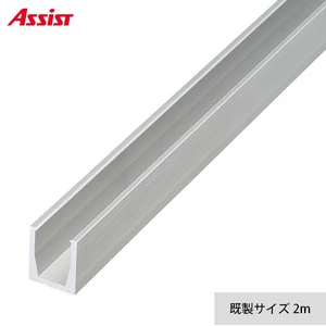フローリング見切り アルミ スリムベース センターカバー専用 23-11514 (対応厚み:16.5mm~21mm) 既製サイズ 2m