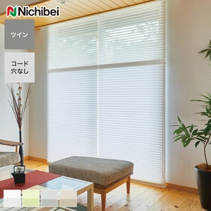 プリーツスクリーン 遮熱 抗菌 抗カビ ニチベイ もなみグランツ ツイン リーチェ遮熱