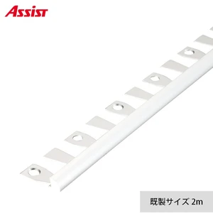 床見切り パスタライン アルミ 20-414RS 穴有(対応厚み:~5.5mm) 既製サイズ 2m