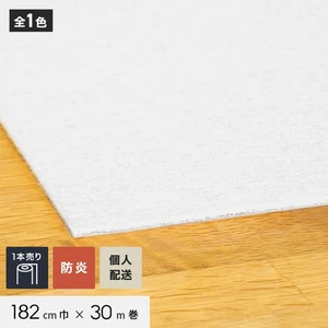 【個人配送】 パンチカーペット TEX62 182cm巾×30m巻 【1本売】 ホワイト