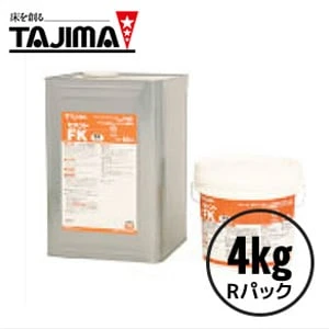 タジマ ビニル床タイル、ビニル床シート用接着剤 アクリル樹脂系エマルジョン型 セメントFK 4kg Rパック
