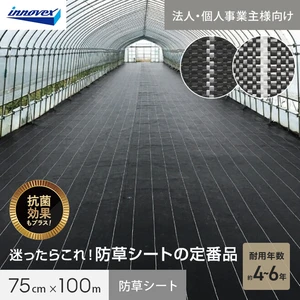 【法人・個人事業主様専用】イノベックス 防草シート ダイオグランドシート 1515 0.75m×100m