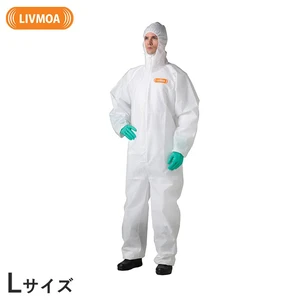 東レ 高通気タイプ化学防護服 リブモア(LIVMOA3000) Lサイズ
