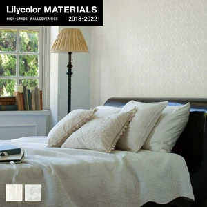 【のりなし壁紙】Lilycolor MATERIALS 織物-パターン- LMT-15133・LMT-15134