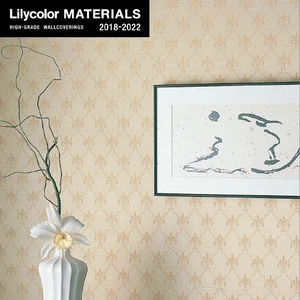 【のりなし壁紙】Lilycolor MATERIALS 織物-パターン- LMT-15141