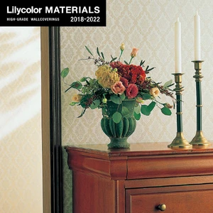 【のりなし壁紙】Lilycolor MATERIALS 織物-パターン- LMT-15142