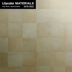 【のりなし壁紙】Lilycolor MATERIALS Metallic-金銀手貼箔- LMT-15215　古代銀平押
