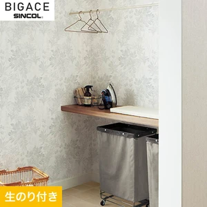 【のり付き壁紙】シンコール BIGACE 抗ウイルス壁紙 BA6007