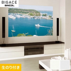 【のり付き壁紙】シンコール BIGACE プロジェクター用壁紙 BA6039・BA6040
