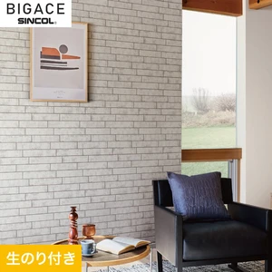【のり付き壁紙】シンコール BIGACE シンプル BA6113