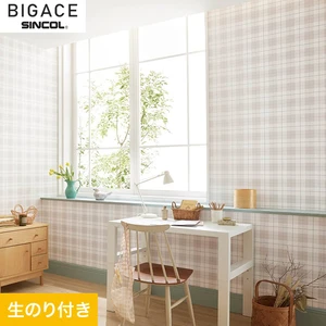 【のり付き壁紙】シンコール BIGACE シンプル BA6173
