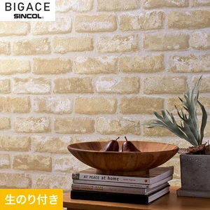 【のり付き壁紙】シンコール BIGACE ミディアム BA6203