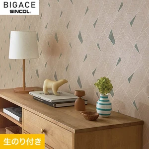 【のり付き壁紙】シンコール BIGACE ミディアム BA6210