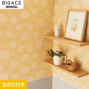【のり付き壁紙】シンコール BIGACE ミディアム BA6237