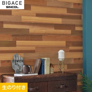 【のり付き壁紙】シンコール BIGACE ミディアム BA6283