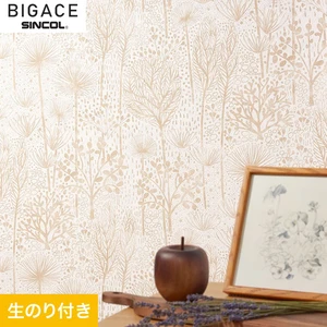 【のり付き壁紙】シンコール BIGACE ミディアム BA6296