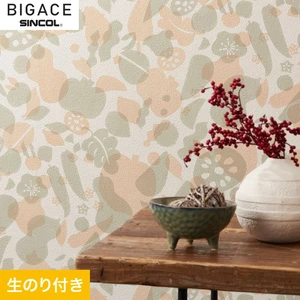 【のり付き壁紙】シンコール BIGACE ミディアム BA6326