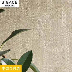 【のり付き壁紙】シンコール BIGACE ミディアム BA6343