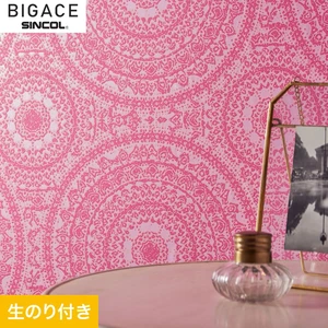 【のり付き壁紙】シンコール BIGACE デコラティブ BA6395