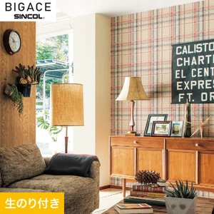 【のり付き壁紙】シンコール BIGACE アクメファニチャー BA6465