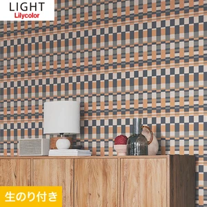 【のり付き壁紙】リリカラ ライト +nostalgic geometric LL-7011