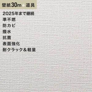 チャレンジセット30m (生のり付きスリット壁紙＋道具) ルノン RM-605 (旧RM-502)