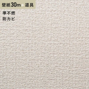 チャレンジセット30m (生のり付きスリット壁紙＋道具) ルノン RM-633 (旧RM-523)