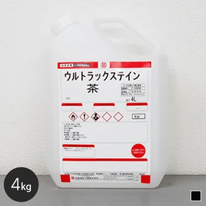 【大阪塗料】ウルトラックステイン 4L 茶色