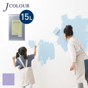 壁紙の上から塗れる人にやさしい水性ペイント J COLOUR（Jカラー） 15L ライラック BD-5d