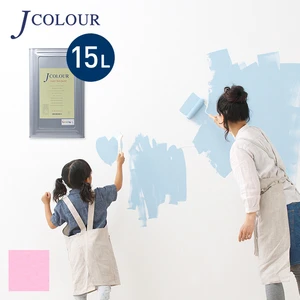壁紙の上から塗れる人にやさしい水性ペイント J COLOUR（Jカラー） 15L プレシャスピンク BL-2a
