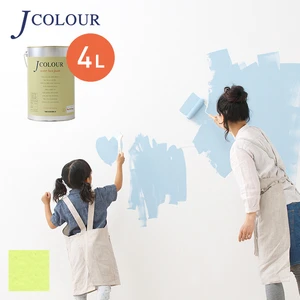 壁紙の上から塗れる人にやさしい水性ペイント J COLOUR（Jカラー） 4L スプラウト BL-2c