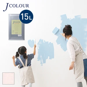 壁紙の上から塗れる人にやさしい水性ペイント J COLOUR（Jカラー） 15L ニュアンスピンク BP-1a