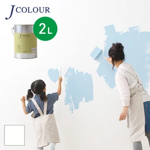 壁紙の上から塗れる人にやさしい水性ペイント J COLOUR（Jカラー） 2L ウォーターブルー BP-1d