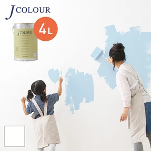 壁紙の上から塗れる人にやさしい水性ペイント J COLOUR（Jカラー） 4L ウォーターブルー BP-1d