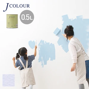 壁紙の上から塗れる人にやさしい水性ペイント J COLOUR（Jカラー） 0.5L オーキッドチント BP-4d