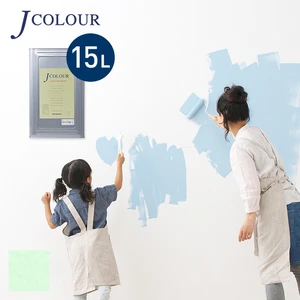 壁紙の上から塗れる人にやさしい水性ペイント J COLOUR（Jカラー） 15L ティアドロップ BP-5c